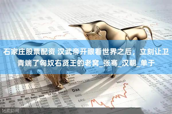 石家庄股票配资 汉武帝开眼看世界之后，立刻让卫青端了匈奴右贤王的老窝_张骞_汉朝_单于