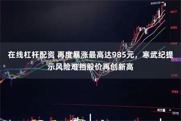 在线杠杆配资 再度暴涨最高达985元，寒武纪提示风险难挡股价再创新高